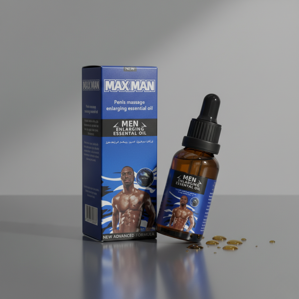 Max Man Enlarge Oil - 100% results for premature ejaculation, erectile dysfunction, weaker erection etc.